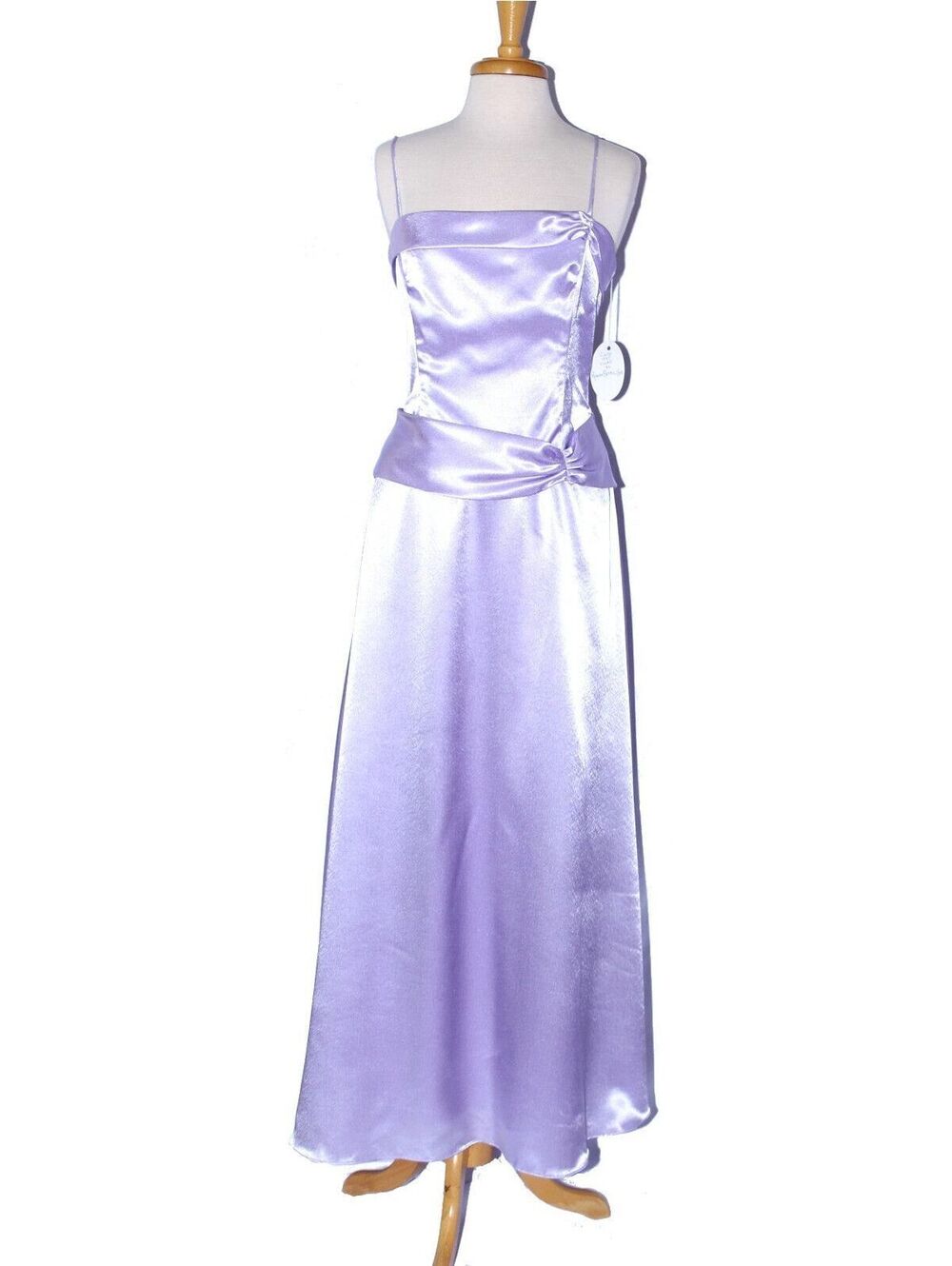 NWOT Cindy #1027 Long Satin Bridesmaid Dress-Size XL- LILAC